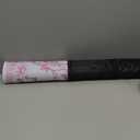 Chinoiserie Mahjong Mat with 1 Carrying Bag 31.5" x 31.5" Pink and White Rubber Anti Slip and Noise Reduction Multi Purpose Game Table Cover for Card, Board Tile Games