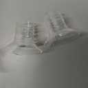 Momcozy Flange Insert 21mm Compatible with 24mm Flange/Shield of Most Pumps, Insert for Breast Pump Replacement Accessories, 4PCS 21mm (Transparent)