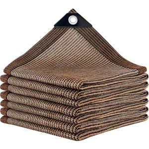 80% Shade Cloth, Durable Mesh Tarp with Grommets, Garden Sunblock Shade Cloth Shading Antifreezing for Plants Cover, Greenhouse, Barns Kennel, Patio, Tomatoes