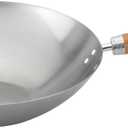 Helen's Asian Kitchen Carbon Steel Wok Stir Fry Pan, 12-inch