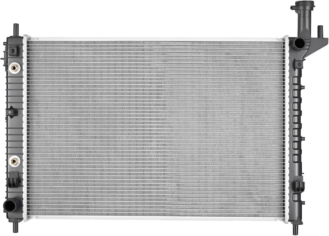 BDFHYK CU13007 Aluminum Radiator for Compatible with Buick Enclave Chevrolet Traverse GMC Acadia Saturn Outlook Full Aluminum Coolant Radiator 3.6L V6 Replace 13006
