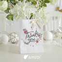 AIMUDI Ivory Satin Bows - 50 Counts, 2.5" x 2.5", Perfect for Gift Wrapping, Holiday Crafts, Wedding Favors, Baby Showers