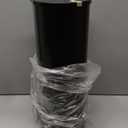 Black Post-Mount Mailboxes for Outside, RAINHOL Metal Mailbox, Galvanized Steel Outside Mail Boxes, Medium Capacity, 19 x 8.7 x 6.7 Inches (Black(grey Flag))