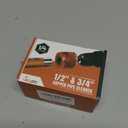 1/2" & 3/4" Metal Copper Pipe Cleaner Set,with 1/4 Hex Shank,Each Additional 2PCS Replaceable Blades are Provided,for Cleaning Rust, Stains, Paint on Copper Pipes and Various Metal Pipes
