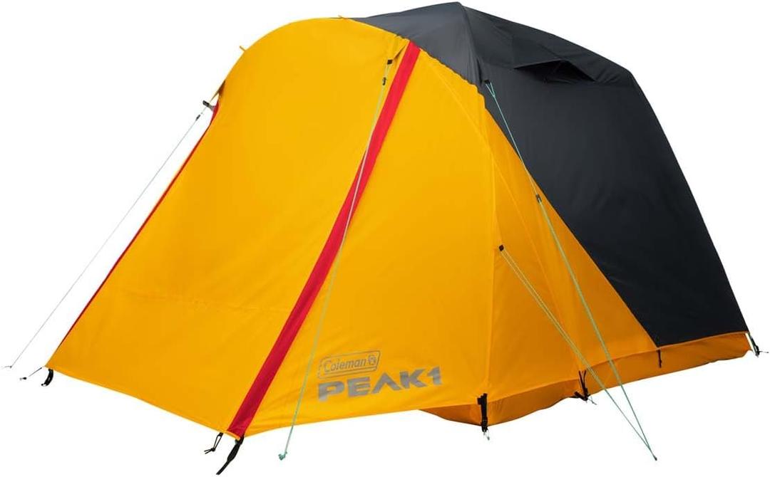 Coleman PEAK1 Premium Waterproof Backpacking Tent with Rainfly & Footprint, Lightweight Camping Tent Withstands Winds up to 45 MPH, 1/2/3/4/6 Person Sizes