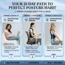 Back Brace Posture Corrector for Women and Men Upper Back Support for Neck, Shoulder & Back Pain Relief, and Better Scoliosis Hunchback Support, Comfortable Adjustable Spine Support for Office, Work and HomeBlack/Small)