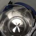 OFFACY Electric Kettle, Double Wall Glass Inner, Hot Water Boiler Heater Pot, 1.5-Liter, 1200 Watts for Fast Boiling, 53oz BPA Free, Navy Blue