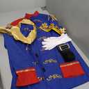 Morph Prince Charming Costume for Men  Royal Jacket, Sash & Belt  Adult Prince Outfit for Halloween, Parties & Events (Large)