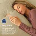 2 x Standard Pillow Cases Set of 2 - Ultra-Soft Hotel Quality Pillowcase Covers - Comfy & Wrinkle Free - Stain and Fade Resistant - Machine Washable Pillow Protectors - 2 Piece Set - Standard Size Beige