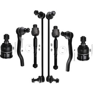 Front Inner Outer Tie Rod End fit for Honda for Accord 2013 2014 2015 2016 2017, Suspension Kit with Lower Ball Joint Sway Bar Link - 8pc Set