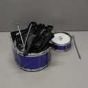 Toddler Drum Set Kids Jazz Drum Kit 8 Piece - Educational Percussion Musical Instruments Toy Playset Christmas Birthday Gift for Boys Girls, Blue