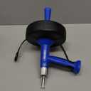 BULLTOOLS Drain Auger, 25FT Drain Clog Remover with Drill Adapter, Flexible Snake Drain Hair Removal Tool for Kitchen Sink, Bathtub, and Shower Comes with Gloves and Storage Bag (Blue)