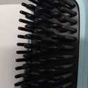 NUMOYA Go Brush Pro 2026, Portable Straightener Brushs for Travel, with 30s Fast Heat, 3 Temperature Settings (Blue)