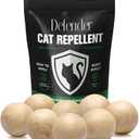 Peppermint Cat Repellent, Outdoor & Indoor Use,Safe for Kids and Pets,Helps Keep Cats Off Lawn, Yard, Garden,Continuous Protection-10P