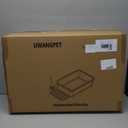 Stainless Steel Cat Litter Box with Lid, Odour Proof Litter Pan, Non-Stick, Easy to Clean, Rust Resistant, Non-Slip Rubber Feet