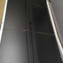 SpaceAid Washer Dryer Countertop, Laundry Wood Shelf Topper with Edge, 54" Width x 27.5" Depth Cover Guard Organizer for Washer and Dryer Laundry Hamper Counter Storage Organization (Black) (Large)