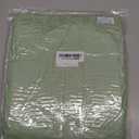 TREELY 100% Cotton Knitted Throw Blanket Couch Cover Blanket(31 x 40 Inches, Light Sage Green)