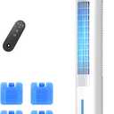 35 INCH Evaporative Air Cooler, 3-IN-1 Quiet Portable Air Conditioners Windowless with 3 Speed, AC Unit for Bedroom Office