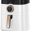 Air Fryer, ALLCOOL Airfryer Oven 8QT Large Air Fryer 1700W 8-in-1 with Touch Screen Air Fryers Dishwasher Safe Nonstick Tray Freidora de Aire 32 Recipes BPA & PFOA Free White Air Fryer