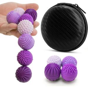 Fidget Toys Magnetic Stress Balls for Adults Teens- 4pcs Silicone Stress Relief Sensory Toy