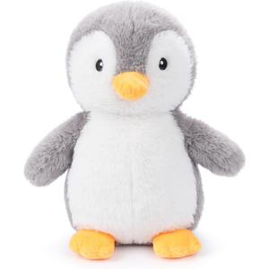 WEIGEDU King Penguin Stuffed Animals with Embroidered Eyes, Baby Penguin Plush Toys for Boy Girl Kids Birthday Christmas Bedtime Gifts, 12 inches