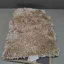 Yimobra Chenille Bathroom Rugs Non Slip, Extra Thick Soft Absorbent Bath Rug 24x17 Inch, Machine Washable Quick Dry Bath Mat for Bathroom Floor, Tub and Shower, Home Decor Accessories, Khaki