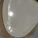 Bemis 1500EC 146 Almond Elongated Molded Wood Toilet Seat with Easy-Clean & Change Hinge