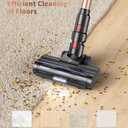 NADALY Cordless Vacuum Cleaner, 500W 40KPA Stick Vacuum with 45min Runtime, Anti-Tangle Vacuum Cleaners for Home, 1.5L Dust Cup, Rechargeable Wireless Vacuum for Hardwood Floor Carpet Pet Hair