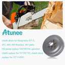 537291702 Sprocket Clutch Drum + 544180104 Oil Pump Assembly for Husqvarna 455 460 461 Chainsaw with Worm Gear Needle Bearing
