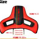 2pc Sport Style Racing Seat Headrest 496 * 386cm Plug-in Detachable Leather High Elasticity Head Rest,Rod Diameter :14mm