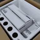 Riverby 27" Undermount Single Basin Cast Iron Kitchen Sink with Basin Rack and Cutting Board (White)