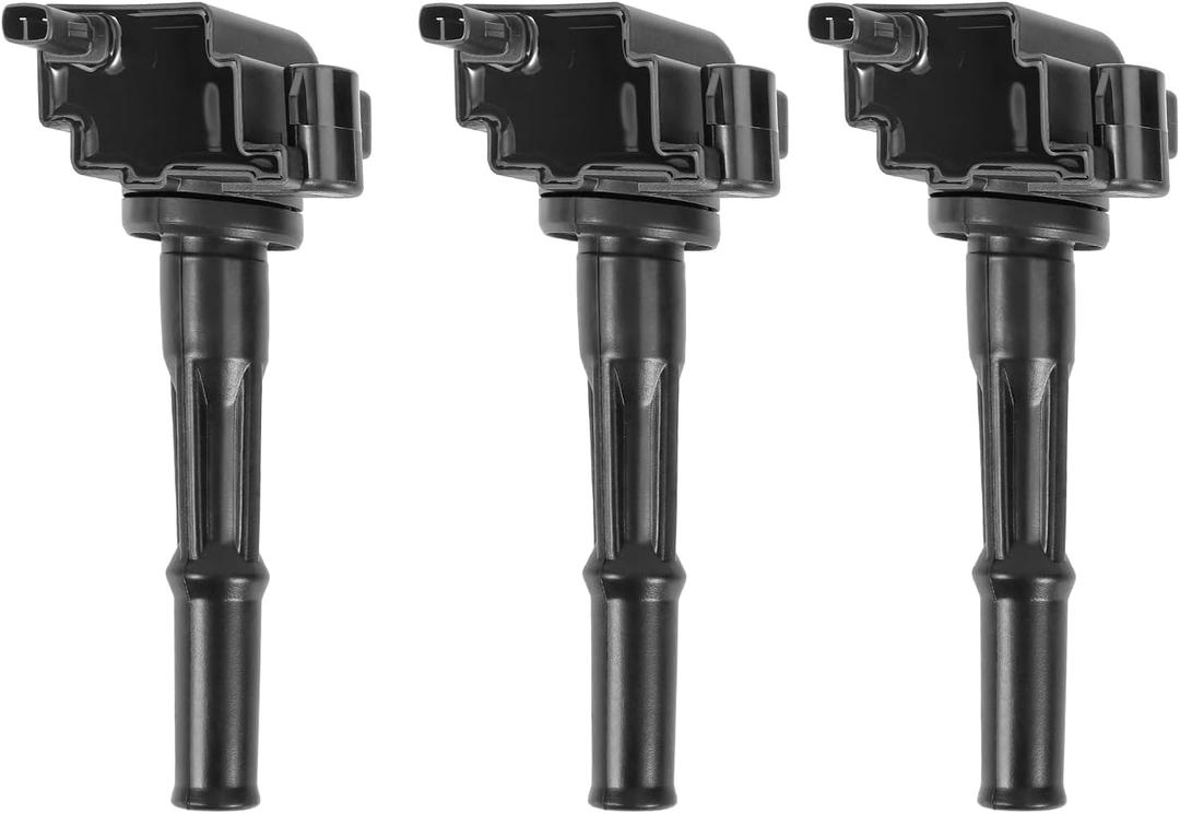 GDSMOTU 3PCS Ignition Coil Packs & 3PCS Iridium Spark Plugs Fit for Hyundai Santa Fe 2007-2009 for Kia Optima 2006 2.7L 2656CC V6 GAS DOHC Naturally Aspirated Replace ‎UF554