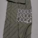 Extra Long Sage Green Boho Shower Curtain with Tassel, Woven Fabric 84 in Shower Curtain, Tufted Chevron Striped, 72 x 84, Modern Chic Textured Minimalist Bathroom Shower