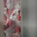 Waydress 200 Pcs Pink Wooden Beads for Crafts 16mm Large Printed Wood Beads Bulk with Bows Disco Ball Charms for Hair Keychain Making Bachelorette Party Birthday Decor Pen DIY Garland