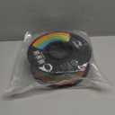 Creality 3D Printer Filament 1.75mm, Rainbow Upgrade PLA+ Filament Strong Toughness No-Tangling Vacuum Packaging 3D Printing Filament Fit Most 3D Printers, 1kg Spool, Accuracy +/- 0.02mm, Multi-Color