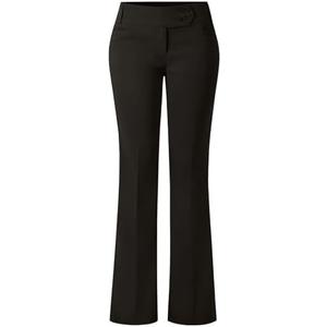 Design by Olivia Women's Relaxed Boot-Cut Office Pants Trousers Slacks, S