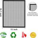 Grill Mesh Mat Set of 3 - Heavy Duty BBQ Non-stick Cooking Sheet Liners Reusable Teflon Barbecue Grilling Net for Outdoor Smoker, Pellet, Gas, Charcoal Grills (15.7x13 Inch)
