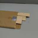 glass holder-a wooden glass rack and goblet storage rack installed under the cabinet or countertop (Natural color)