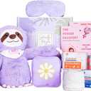 First Period Kit for Girls 9-12 Period Starter for Tweens Period Comfort Kits for Girls 10-12 First Period Gifts for Girls Teen Girl Emergency Kit for School (Purple)