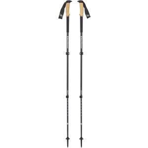 Black Diamond Alpine Carbon Cork Trekking Poles, Pair of 2 Ultra Lightweight Carbon Fiber Hiking Sticks for Backpacking and Mountaineering, Tundra