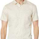 John Varvatos Men's Sean Shirt (Large, China White)
