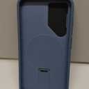 SURITCH for Samsung Galaxy S24 Plus Phone Case, Magnetic Protective Cover with Camera Cover & Adjustable Metal Kickstand for Galaxy S24 Plus (2024)-Dark Blue