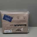 Bedsure King Size Sheets Set, Cooling Sheets for Hot Sleepers, Rayon Derived from Bamboo, PureWoven, Breathable & Soft, Deep Pocket Up to 16 Inches, Hotel Luxury Silky Bedding, Simply Taupe