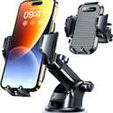 VANMASS85+LBS Strongest Suction & Military-Grade Ultimate Car Phone MountPatent & Safety Certs Cell Phone Holder for Dash Windshield Vent for iPhone 17 Pro Max Automobile Accessory Kits,Matt Black