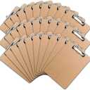 Clipboards (Set of 30) Hardboard Clipboard Low Profile Clip A4 Letter Size Classroom Supplies