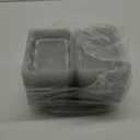 80 Pack Clear Clamshell Food Containers, Plastic Hinged Food-Safe Takeout Containers Disposable To Go for Dessert Cake Salad Sandwich Hamburger Fruit Cake Cookie Bakery Business