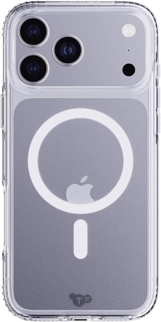 Tech21 EvoClear Case for iPhone 17 Pro Max Clear | Slim Protective Case | Impact Protection | MagSafe Compatible