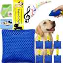 Dog Scent Training Kit with Squeaky Sound  Interactive Nose Work Toys for Dogs, Hide & Seek Scent Games | Mental Stimulation, Anxiety Relief & Obedience Training for All Ages (Blue)