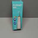 Water Dental Flosser Cordless Oral Irrigator with 300ml 5 Tips 4 Modes USBCharger Portable Travle Irrigation Cleaner IPX7 Electric Irrigador Dental for Teeth Cleaning (White)