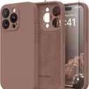 Magnetic for iPhone 14 Pro Max Case Silicone Brown